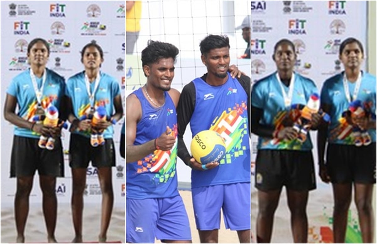 பீச் வாலிபால் - பதக்கம் குவிக்கும் தமிழா்கள்