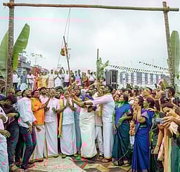 கோவையில் ‘நம்ம ஊரு மோடி பொங்கல்’ பாஜக தேசிய செயல் தலைவா் பங்கேற்பு