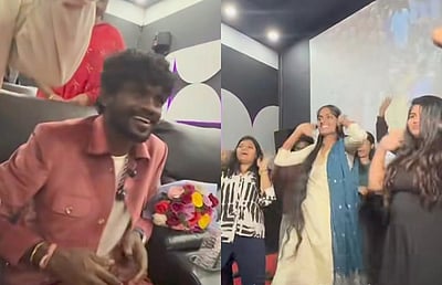 பிக் பாஸ் 9 : கானா வினோத்துக்கு இன்ப அதிர்ச்சி கொடுத்த மனைவி! 