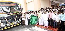 திருவண்ணாமலை புதிய பேருந்து நிலையத்தில் இருந்து பேருந்து சேவை: அமைச்சா் எ.வ.வேலு தொடங்கிவைத்தாா்
