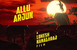 அல்லு அர்ஜுனுடன் கைகோர்க்கும் லோகேஷ் கனகராஜ்! அறிவிப்பு விடியோ!