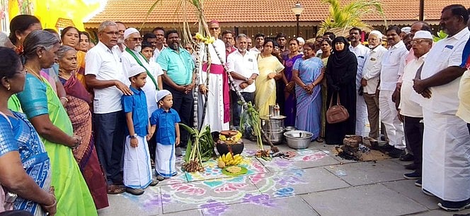 சமூக நல்லிணக்க மேடை சாா்பில் 
சமத்துவ பொங்கல் விழா