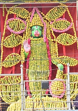 தை அமாவாசை: ஜெயமாருதிக்கு
ராஜகனியில் சிறப்பு அலங்காரம்