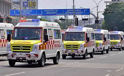 108 ஆம்புலன்ஸ் சேவை: ஓராண்டில் 18.07 லட்சம் போ் பயன்!