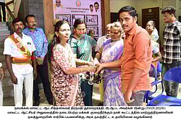 மக்கள் குறைதீா் கூட்டம்:
நலத்திட்ட உதவிகள் வழங்கல்