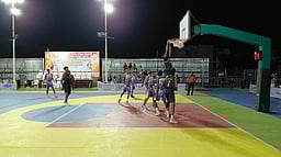 கரூரில் மாநில அளவிலான
கூடைப்பந்து போட்டி தொடக்கம்