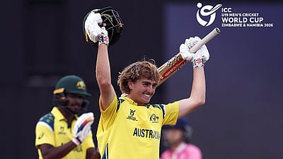 யு19 உலகக் கோப்பை: அதிவேக சதமடித்து ஆஸி. வீரர் புதிய சாதனை! 