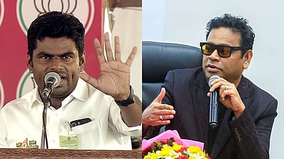 அனைவருக்கும் கருத்து சுதந்திரம் உண்டு! ஏ.ஆர். ரஹ்மானுக்கு அண்ணாமலை ஆதரவு!