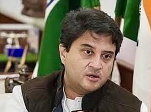 மத்திய தகவல் தொடர்புத் துறை அமைச்சர் ஜோதிராதித்யா எம். சிந்தியா