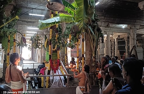 திருப்புடைமருதூா் நாறும்பூநாத சுவாமி கோயிலில் தைப்பூசத் திருவிழா கொடியேற்றம்