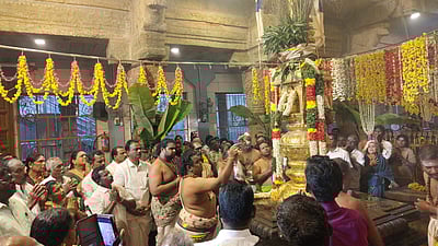 சமயபுரம் மாரியம்மன் கோயிலில் தைப்பூசத் திருவிழா கொடியேற்றத்துடன் தொடங்கியது!