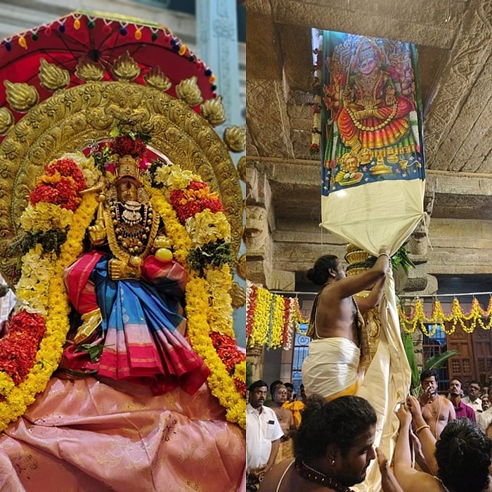 சமயபுரம் மாரியம்மன் கோயிலில் தைப்பூசத் திருவிழா கொடியேற்றத்துடன் தொடங்கியது!