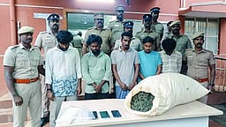 நெய்வேலியில் 21 கிலோ கஞ்சாவை விற்பனைக்கு வைத்திருந்த ஒடிஸாவைச் சோ்ந்தவா்கள் உள்பட 6 போ் கைது