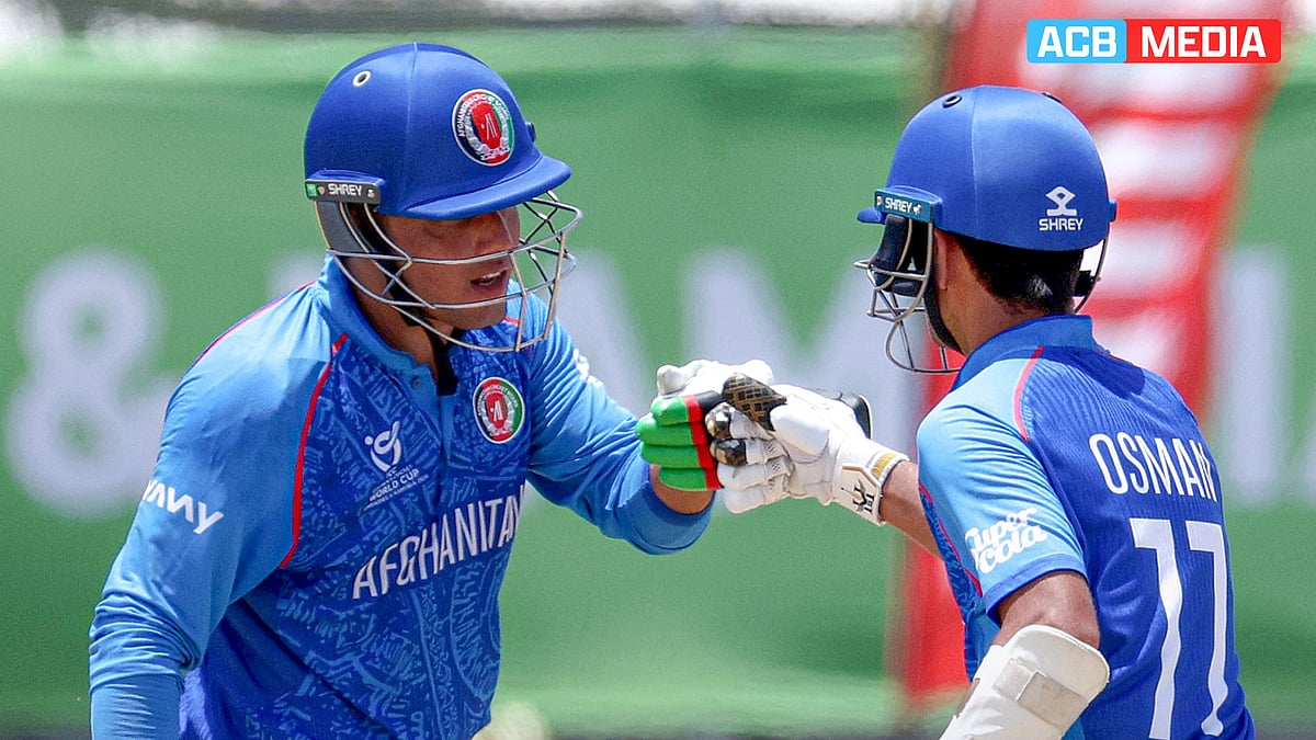 யு19 உலகக் கோப்பை: இலங்கைக்கு 194 ரன்கள் இலக்கு நிர்ணயித்த ஆப்கானிஸ்தான்!