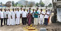 ரூ.2.75 கோடியில் விளையாட்டு  அரங்கம் அமைக்க பூமி பூஜை 