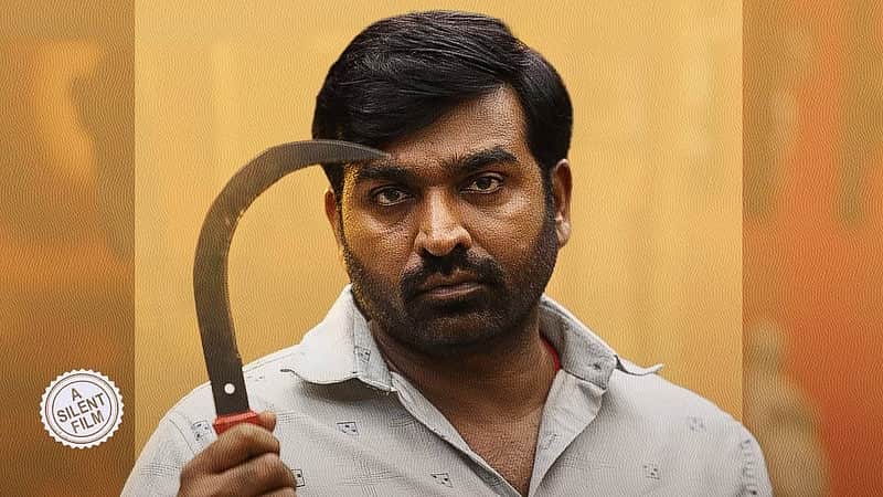 Vijay Sethupathi in the film Gandhi Talks.