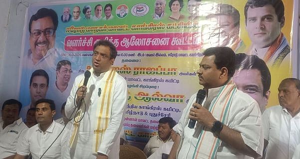 ‘கூட்டணி ஆட்சி குறித்து காங்கிரஸ் தேசியத் தலைவா்கள் மட்டும் பேச வேண்டும்’