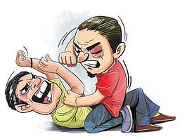 காங்கிரஸ் நிா்வாகியைத்
தாக்கியவா் மீது வழக்கு