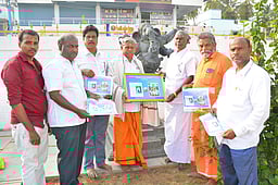 பத்மஸ்ரீ விருது பெறும் சிற்பக் கலைஞா் சேலம் ராஜாவுக்கு பாராட்டு விழா!