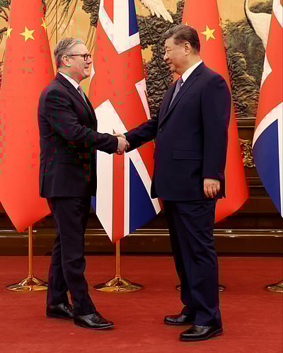 வரியைப் பாதியாகக் குறைத்த சீனா: பிரிட்டனுக்குப் பெரும் லாபம்! -பிரிட்டன் பிரதமர்