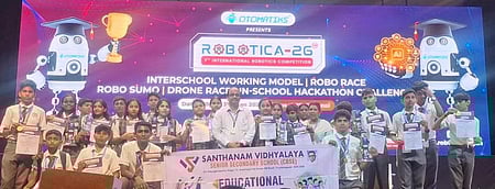 ரோபோட்டிகா- 2026 போட்டியில்
சந்தானம் வித்யாலயா சாதனை