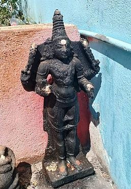 கண்டெடுக்கப்பட்ட முருகன் சிலை