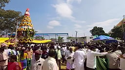 குடிசெட்லு திம்மராய சுவாமி கோயில் தேரோட்டம்