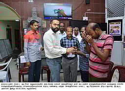 மாற்றுத்திறனாளிகளுக்கு நலத்திட்ட உதவிகள்: ஆட்சியா் வழங்கினாா்