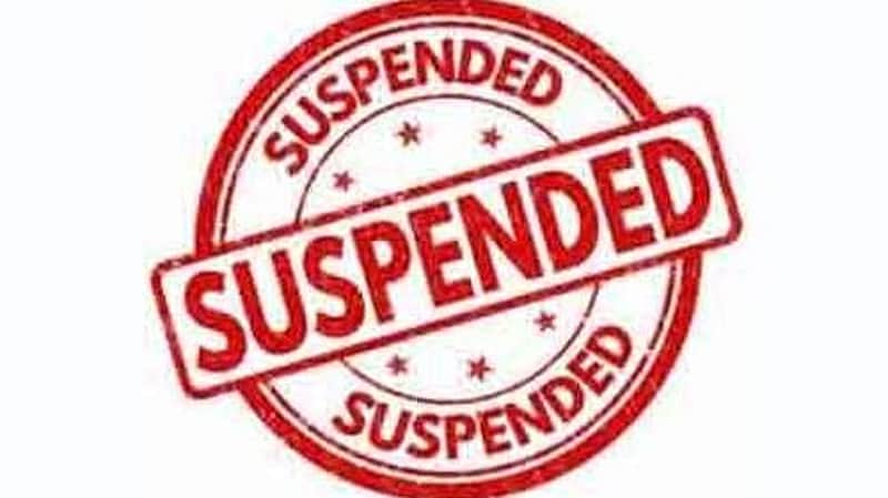 suspended