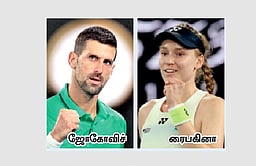 உலகத் தரவரிசை: ஜோகோவிச், ரைபகினா முன்னேற்றம் 