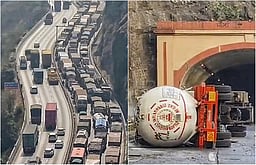 மும்பை நெடுஞ்சாலையில் விபத்து : 24 மணிநேரமாகியும் நீடிக்கும் போக்குவரத்து நெரிசல்!