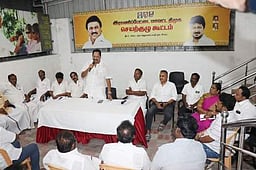 முதல்வருக்கு சிறப்பான வரவேற்பு: ராணிப்பேட்டை மாவட்ட திமுக தீா்மானம்