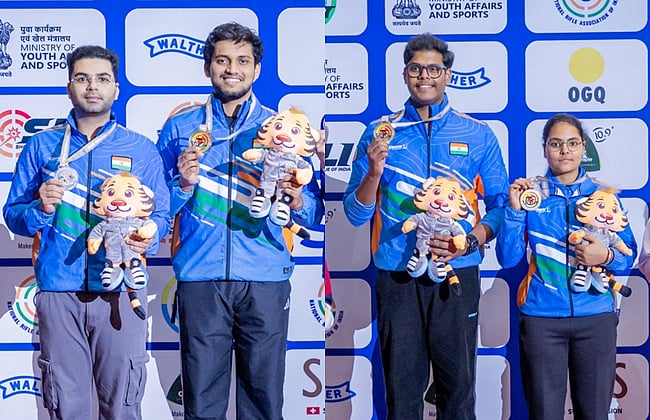 ஒரே நாளில் இந்தியாவுக்கு 5 தங்கம்