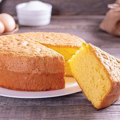 வெனிலா ஸ்பாஞ்ச் கேக்