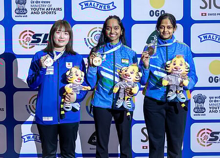 ஆசிய துப்பாக்கி சுடுதல்; இளவேனிலுக்கு தங்கம்