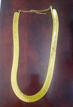 நடராஜா் கோயிலுக்கு 50 பவுன் தங்கக் காசு மாலை காணிக்கை! சென்னை பக்தா் வழங்கினாா்!