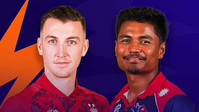 அசத்தும் நேபாள அணி..! 3 விக்கெட்டுகளை இழந்து தடுமாறும் இங்கிலாந்து! 