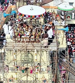 திம்மராஜம்பேட்டை ஸ்ரீ ராமலிங்கேசுவரா் கோயில் மகா கும்பாபிஷேகம்