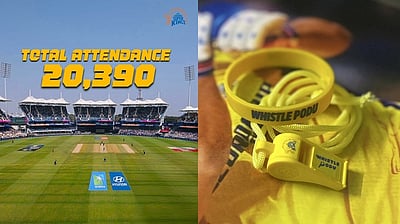 சேப்பாக்கத்தில் தடை செய்யப்பட்ட விசில்..! அரசியல் காரணமா? 