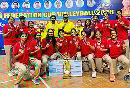 ஃபெடரேஷன் கோப்பை வாலிபால்: இந்திய பல்கலை. அணிக்கு வெண்கலம்