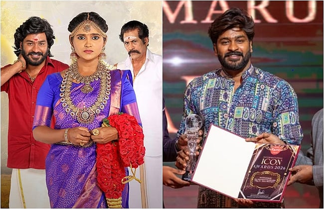 சின்ன மருமகள் தொடருக்காக சர்வதேச விருது பெற்ற நடிகர்!