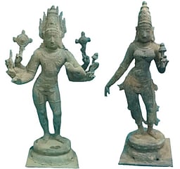 விஜய நகர பேரரசு கால உலோகச் சிலைகள் பறிமுதல்: 4 போ் கைது