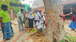 பள்ளியில் கட்டடப் பணி தொடக்கம்