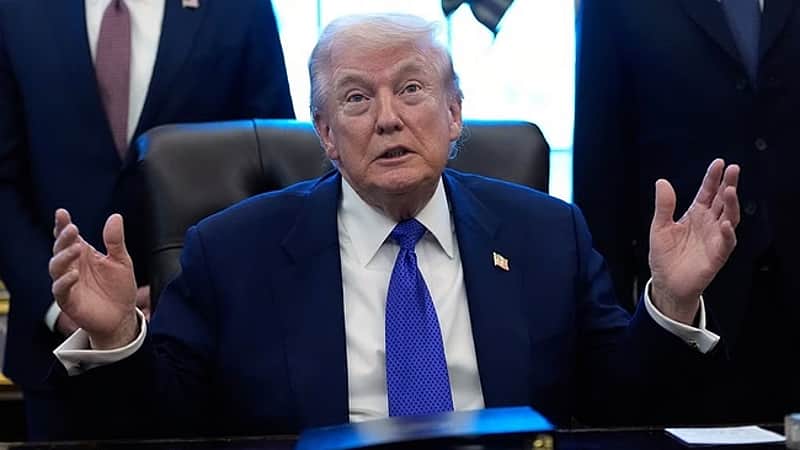 US president Donald Trump