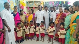 அங்கன்வாடி மைய கட்டடம் திறப்பு