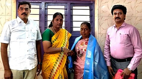 சங்ககிரி நகராட்சியில் மாற்றுத்திறனாளி நியமன உறுப்பினா் பதவியேற்பு