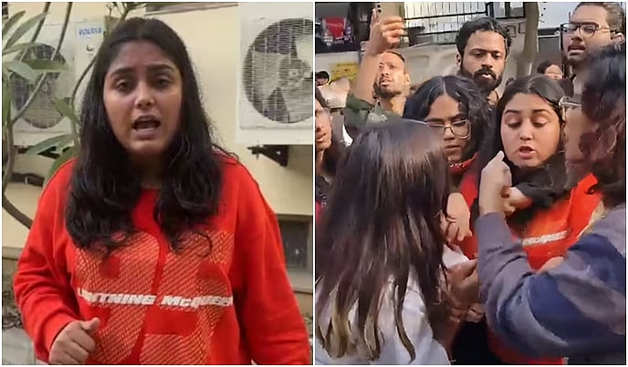 தில்லி பல்கலை. போராட்டத்தில் தாக்கப்பட்டதாக யூடியூபா் குற்றச்சாட்டு! ஏஐஎஸ்ஏ மாணவா் சங்கம் மறுப்பு!