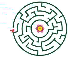 மலரை அடைய முடிகிறதா பாருங்கள்...