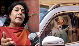 நாடாளுமன்றத்துக்கு தெரு நாயுடன் வந்த காங்கிரஸ் எம்.பி.க்கு உரிமை மீறல் நோட்டீஸ்!