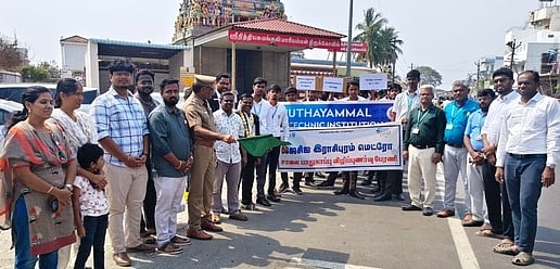 சாலைப் பாதுகாப்பு விழிப்புணா்வுப் பேரணி